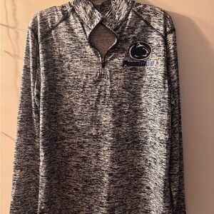 Gray Lightweight Penn State Quarter-Zip Pullover